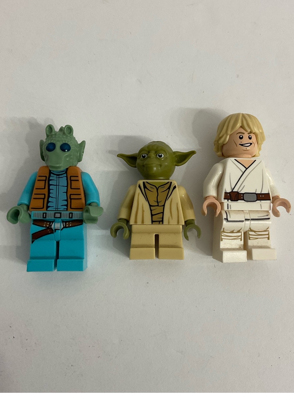 LEGO Star Wars Minifigures Greedo Yoda & Luke Skywalker